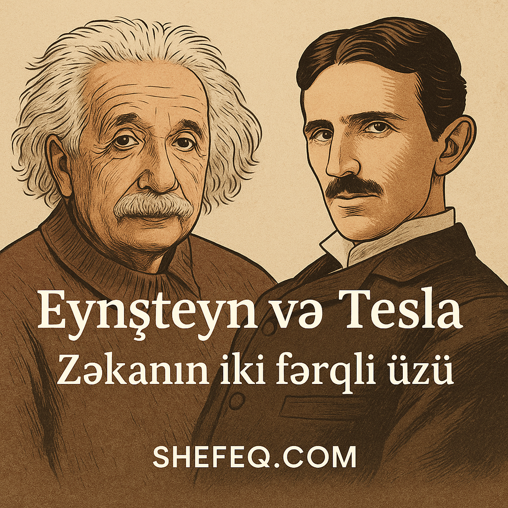 Zəkanın iki üzü – Eynşteynin nəzəri və Teslanın instinktiv düşüncə tərzi