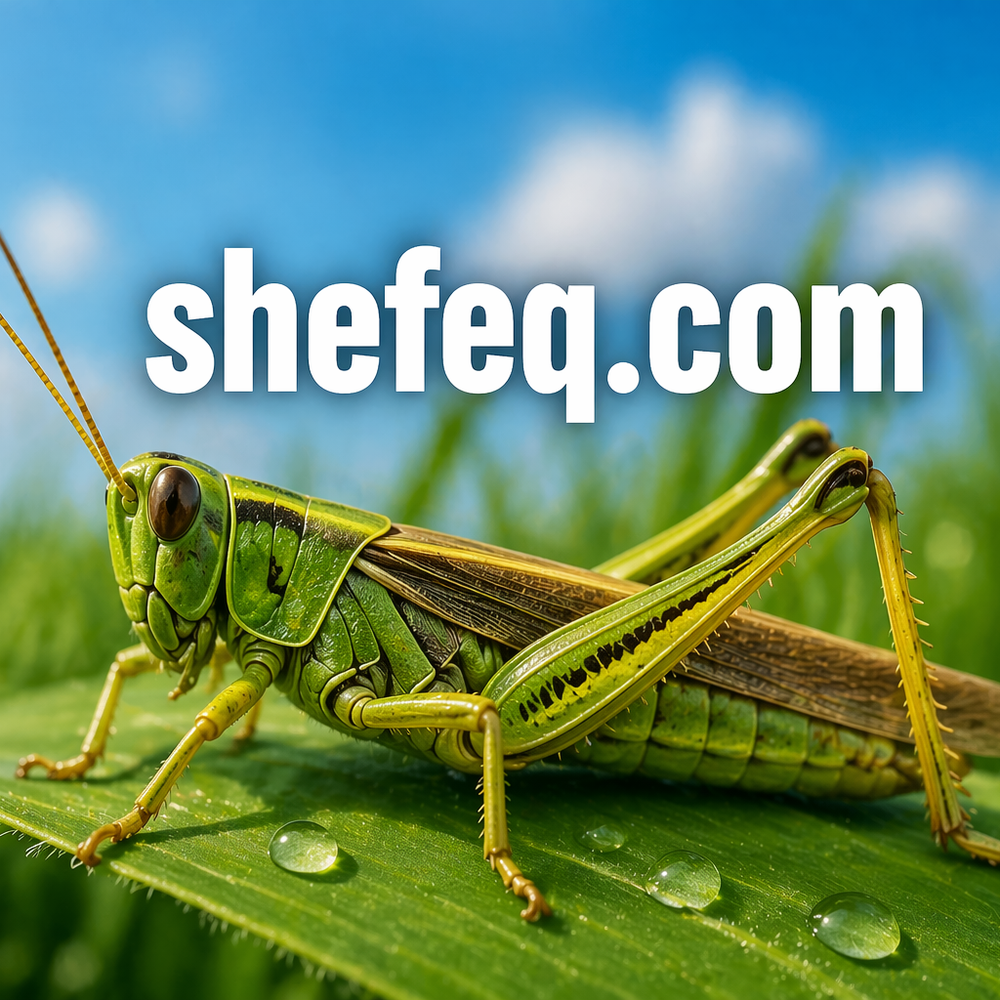 Əyləncəli çəyirtkə faktları